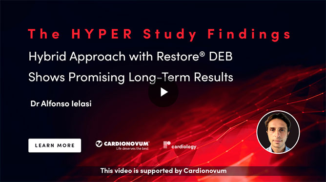 The HYPER Study Findings: Hybrid Approach with Restore® DEB Shows Promising Long-Term Results